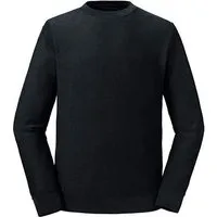 Russel Pure Organic Russel Pure Organic Herren Langarm Sweatshirt Bio Baumwolle Wendbar, Schwarz, – Produktbild 1 von 1