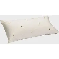 Yumeko Kissenbezug Warm White/Ochre Moon "Yumeko aus Baumwollsatin – Produktbild 1 von 1