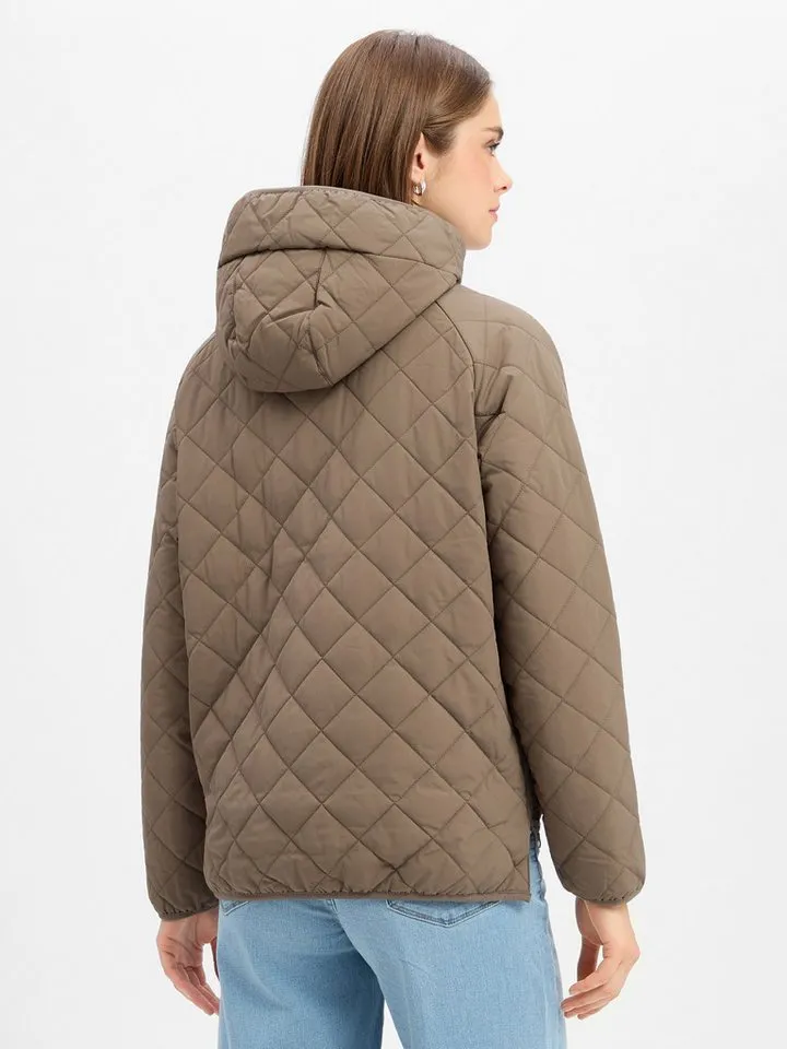 derbe derbe Funktionsjacke Quiltby short, Taupe - 0002, – Produktbild 2 von 3