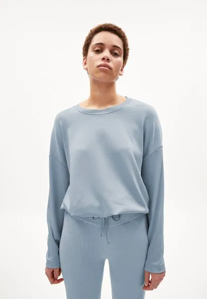 ARMEDANGELS ARMEDANGELS MAAILAA - Damen Sweatshirt Loose Fit aus TENCEL Lyocell Mix, Daydream, – Produktbild 1 von 4