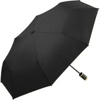 FARE FARE Taschenschirm "Mini Style" mit Handöffner, schwarz-gelb – Produktbild 1 von 1