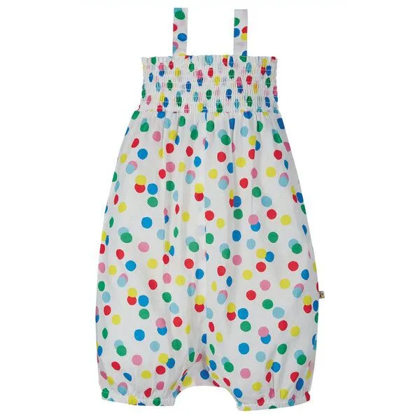 Frugi Frugi Latzhose Suri mit Polka Dots Sommerhose – Produktbild 1 von 4