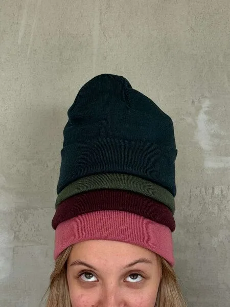 Kopyto Kopyto WOLF - Glatte Zweilagige Beanie Mütze aus 100% RWS-Merinowolle, Grau, – Produktbild 1 von 5