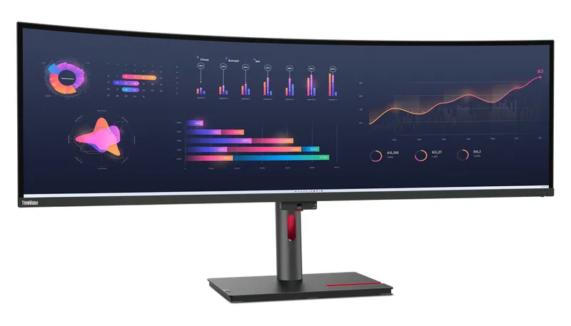 Lenovo Lenovo ThinkVision P49w-30 - LED-Monitor - gebogen - 124.5 cm (49") – Produktbild 4 von 5