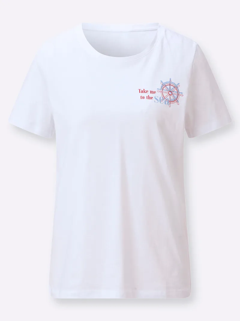 Witt Shirt weiß, Weiß, – Produktbild 1 von 2