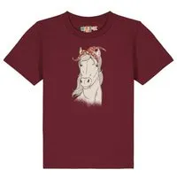 watabout kids watabout.kids T-Shirt Kinder Pferd, Burgundy, – Produktbild 1 von 1