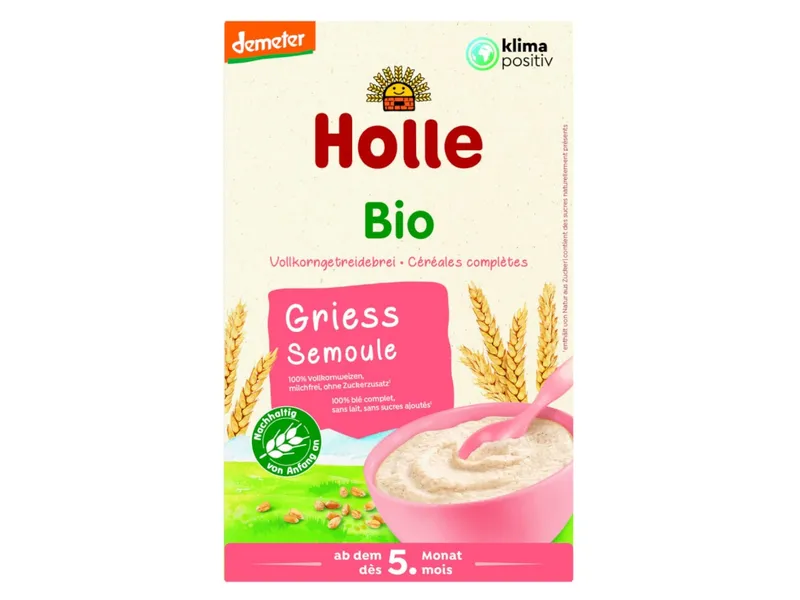 Holle Holle Bio-Babybrei Grieß 250 g Nach dem 5. Monat – Produktbild 1 von 1