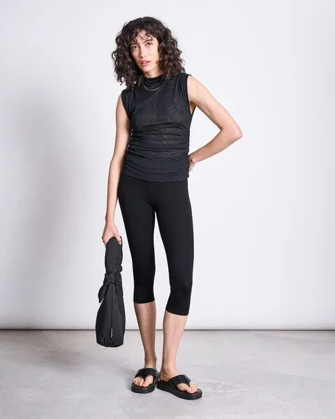 JAN N JUNE JAN N JUNE Capri Leggings aus Lyocell Mix, Schwarz, – Produktbild 1 von 4
