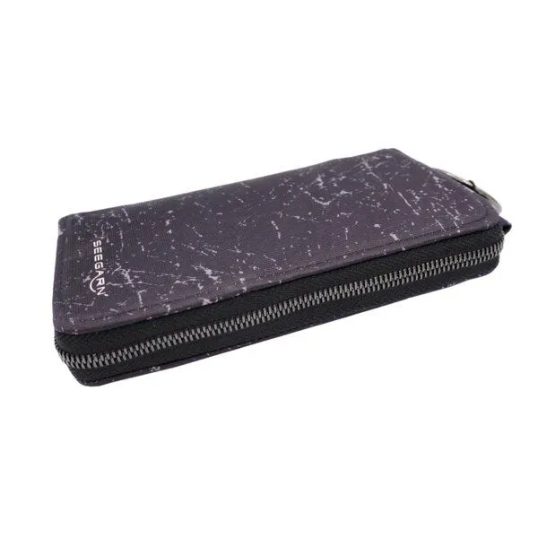 Seegarn Seegarn-Täschle / 2in1 Handy-Tasche und Geldbeutel (MB43), K2 - kette schwarz, – Produktbild 4 von 5