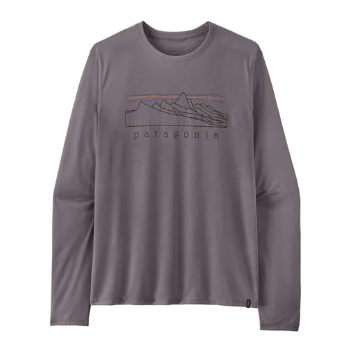 Patagonia Patagonia L/S Cap Cool Trail Shirt - Stratapeaks, Hellgrau, – Produktbild 1 von 1
