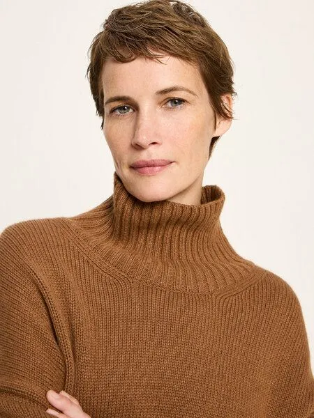 LANIUS LANIUS Oversized Pullover, Brown, – Produktbild 4 von 4