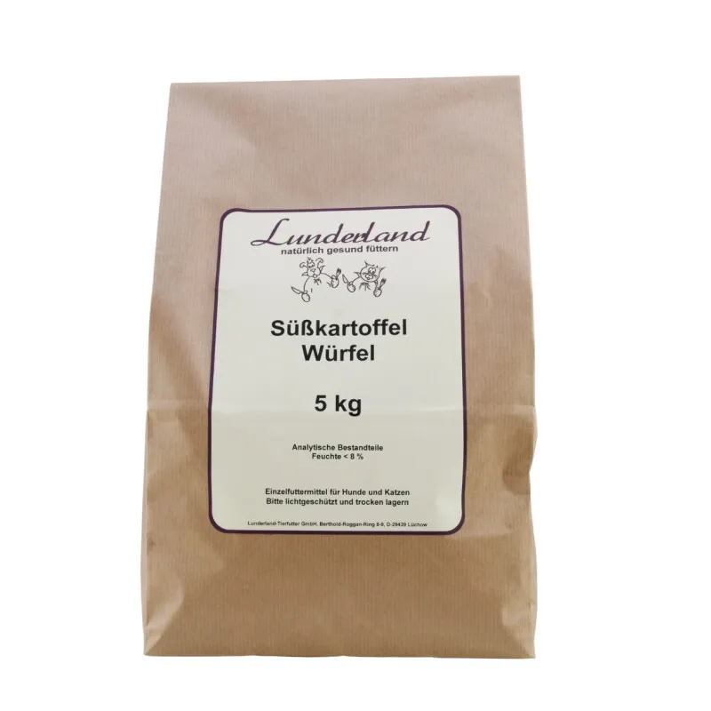 Lunderland Lunderland Süßkartoffel-Würfel 5 kg – Produktbild 1 von 2