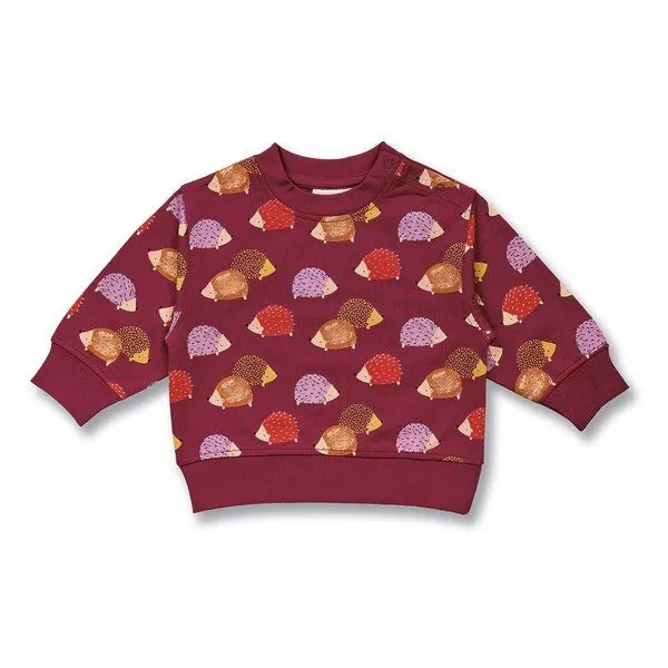 Sense Organics Sense Organics Baby Sweatshirt, Modell SIAM, Igel-druck, – Produktbild 1 von 4