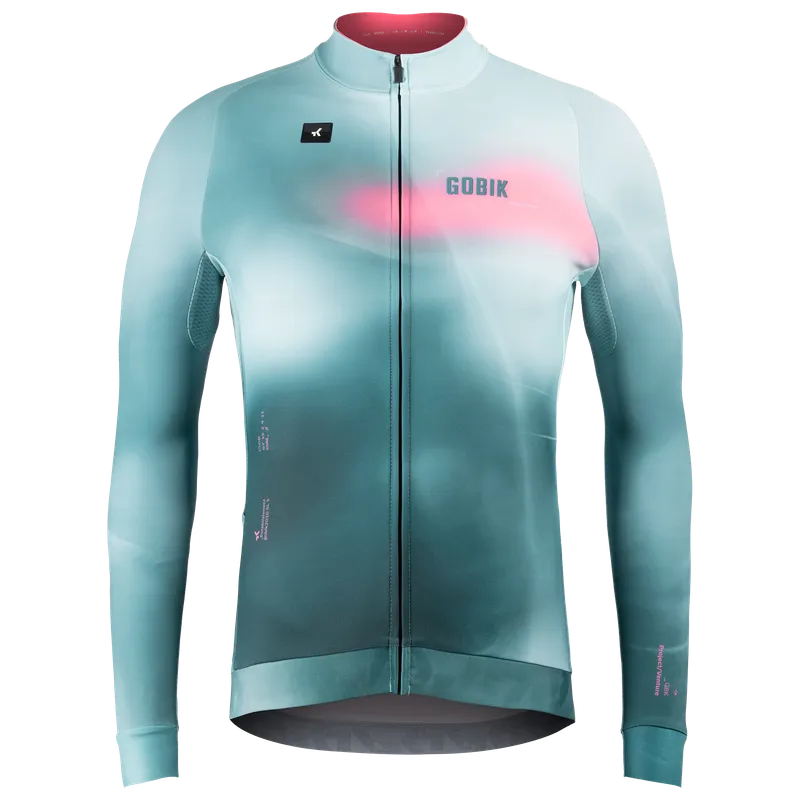 GOBIK Hyder Langarmtrikot, für Herren, Grün, – Produktbild 1 von 1