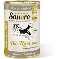 Sanoro Sanoro Pures Muskelfleisch vom BIO-Rind 12x400g – Produktbild 1 von 1