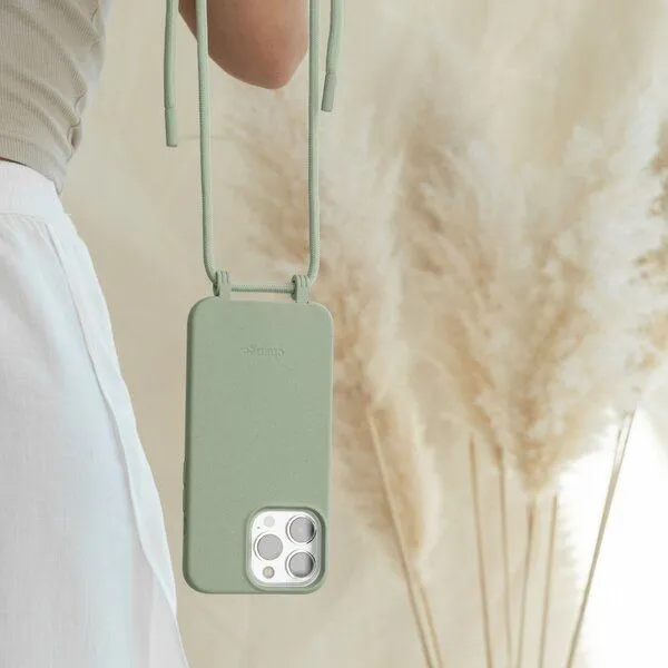 change the label change the label Change Case - 2in1 Nachhaltige iPhone Hülle mit abnehmbarer Kette, Grün, – Produktbild 1 von 4