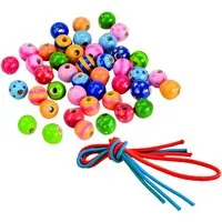Goki goki Kinder Holzperlen Set 47-teilig 10 mm – Produktbild 1 von 1