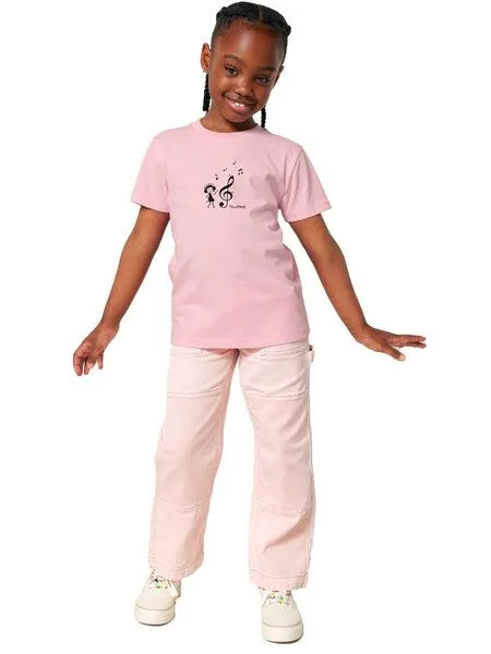 FellHerz FellHerz Kids T-Shirt Music Lover rosa – Produktbild 2 von 3