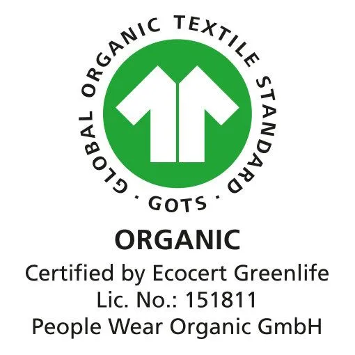 People Wear Organic People Wear Organic Baumwolle-Wolle-Seide Legging, uni meliert, Rosa, – Produktbild 3 von 3