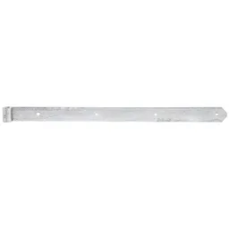 Alberts ALBERTS Ladenband, gerade, Abschluss abgerundet, feuerverz., LxB 600x40 mm, Rolle Ø13 mm – Produktbild 1 von 1