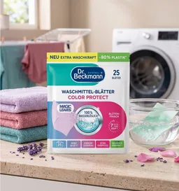 Dr. Beckmann Dr. Beckmann Waschmittelblätter Colour Protect Blütenfrisch Spezialwaschmittel – Produktbild 1 von 1