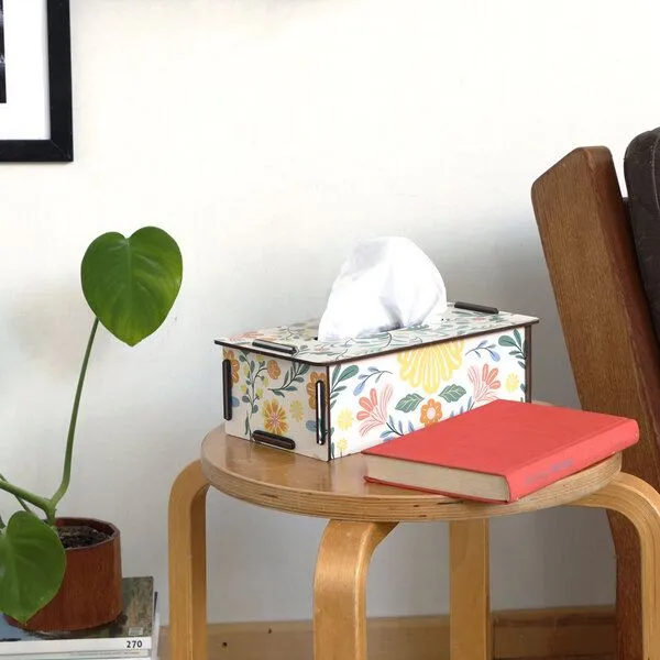 WERKHAUS WERKHAUS Tissue-Box Scandi Bloom – Produktbild 3 von 4