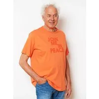 SPARKLES OF LIGHT SPARKLES OF LIGHT Yoga Shirt | JOIN ME IN PEACE, Rot-orange (orange), – Produktbild 1 von 1