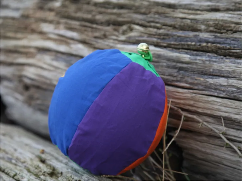 Jamso Ballonball 16 cm Baumwolle, Mehrfarbig, – Produktbild 2 von 2