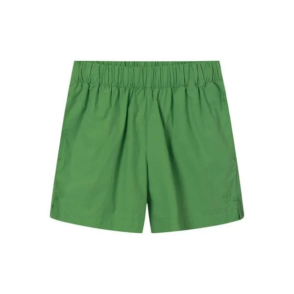 KnowledgeCotton Apparel KnowledgeCotton Apparel Shorts POPLIN WAIST aus Bio-Baumwolle, Grün (vibrant green), – Produktbild 3 von 4