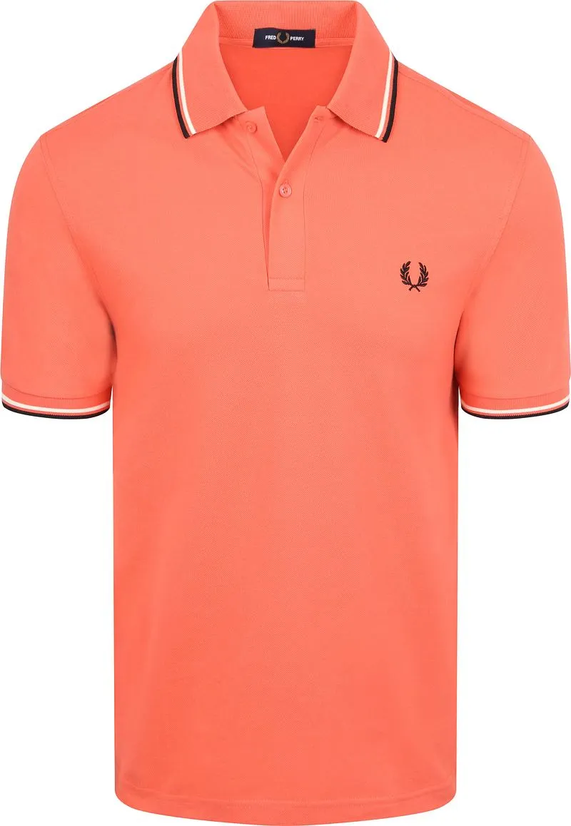 Fred Perry Fred Perry Polo Twin Tipped M3600 Rosa 04C - Größe XXL, Pink, – Produktbild 1 von 5