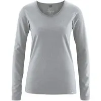 HempAge HempAge Damen Langarm-Shirt Lene Hanf/Bio-Baumwolle, Rock, – Produktbild 1 von 1