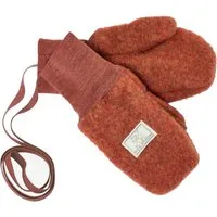 Pickapooh Pickapooh Baby und Kinder Fäustlinge Bio-Schurwolle Fleece redwood Gr.2 (bis 2 Jahre) mit Daumen – Produktbild 1 von 1