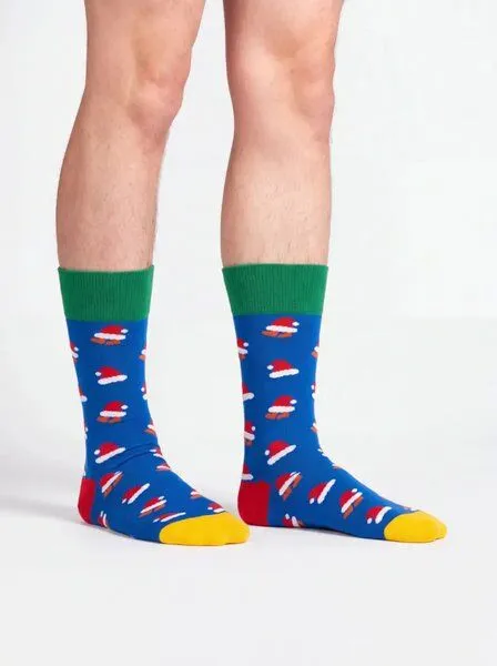 DillySocks DillySocks Socken Ho Ho Hats aus Biobaumwoll-Mix, Mehrfarbig, – Produktbild 4 von 4
