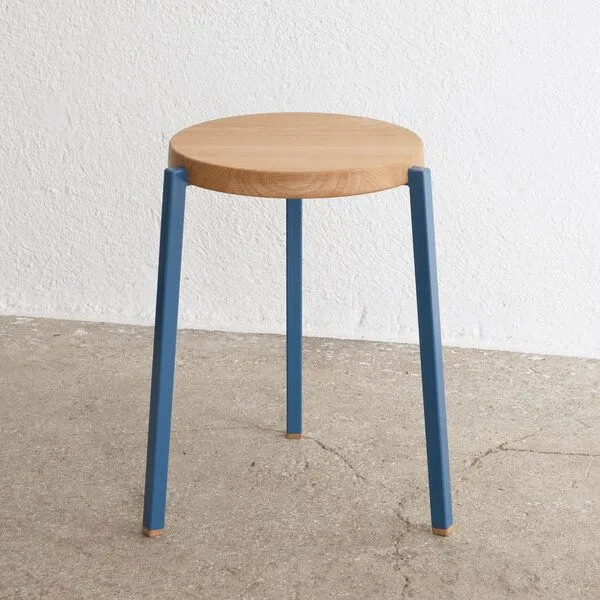 Bally und Bally Bally und Bally Peace Hocker / Beistelltisch, Blau, – Produktbild 2 von 4