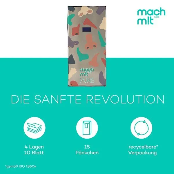 mach m!t mach m!t Taschentücher 4 -lagig - PURE – Produktbild 2 von 4