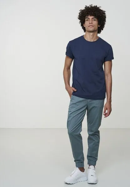 recolution Herren T-Shirt aus Bio-Baumwolle - AGAVE - recolution, Dark navy (blau), – Produktbild 4 von 5