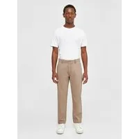 KnowledgeCotton Apparel KnowledgeCotton Apparel Chino-Twill-Hosen CHUCK aus Bio-Baumwolle - ROC/GOTS/Vegan, Beige (tuffet), – Produktbild 1 von 1