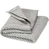Disana Disana Waben-Strickdecke Bio Merino-Wolle Baby Decke, Grau, – Produktbild 1 von 1