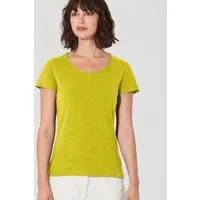 HempAge HempAge Damen T-Shirt mit Rollsaum Hanf/Bio-Baumwolle, Appel, – Produktbild 1 von 1