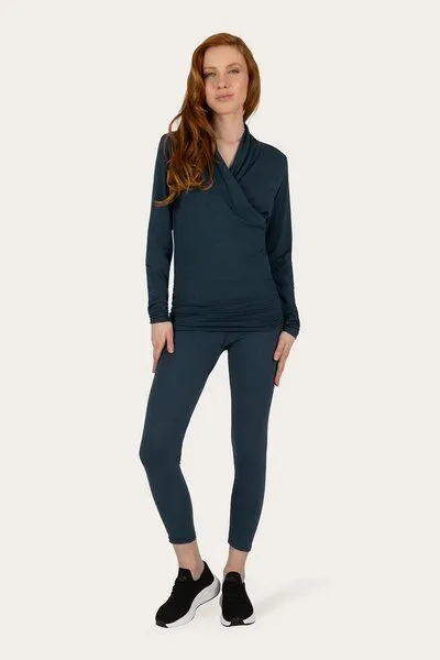 Urban Goddess Urban Goddess Langarm Yoga Shirt Good Karma, Orion (blau), – Produktbild 4 von 4