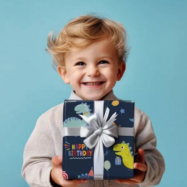 Fines Papeterie Fines Papeterie Geschenkpapier BIRTDAY Edition für Kinder 3m auf Rolle 300x47 cm verschiedene Motive – Produktbild 1 von 8