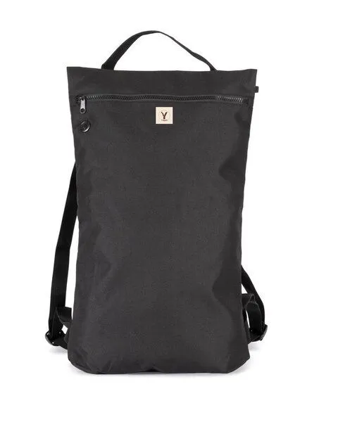 YTWOO YTWOO Flacher, recycelter City-Rucksack, Schwarz, – Produktbild 1 von 4