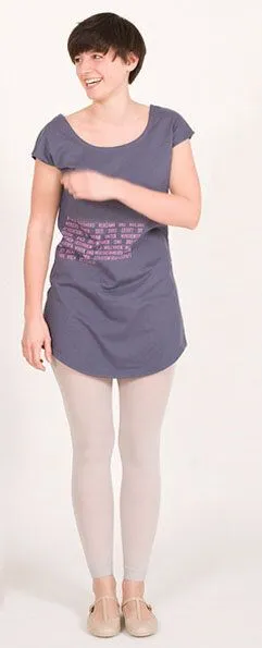 Lena Schokolade Lena Schokolade T-Shirt Kleid "Endlager", Blau, – Produktbild 2 von 2