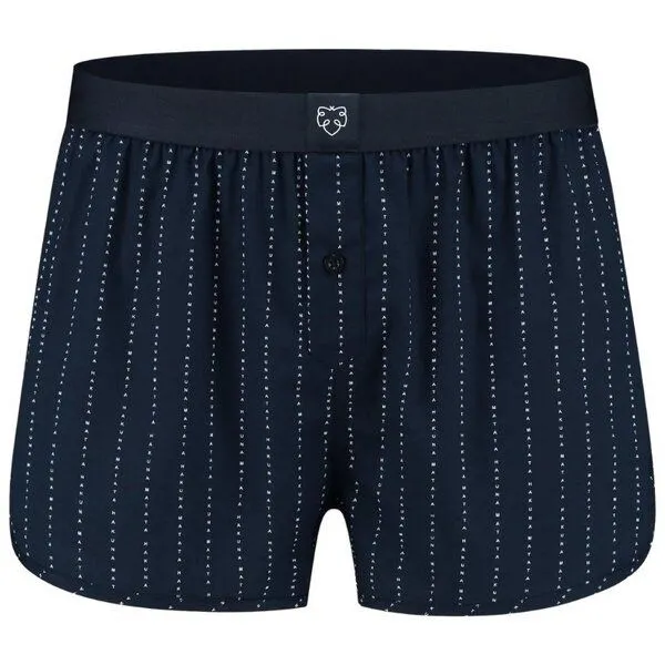 A-Dam A-Dam Boxershort Gemustert, Short stripes (dunkelblau), – Produktbild 1 von 1