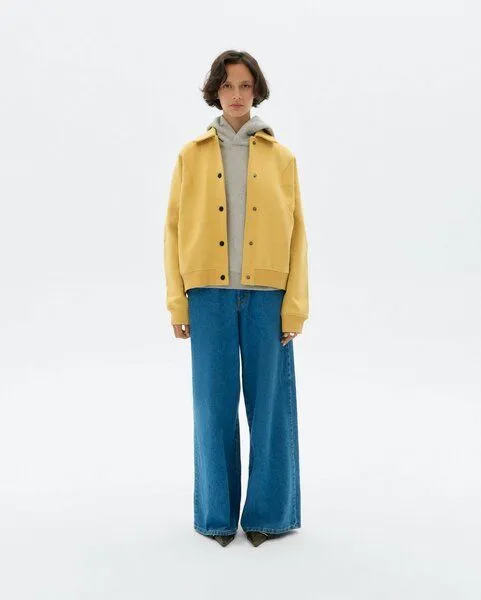 thinking mu thinking mu Maisie Sweatjacke mit Druckknöpfen, Sahara sun, – Produktbild 2 von 4
