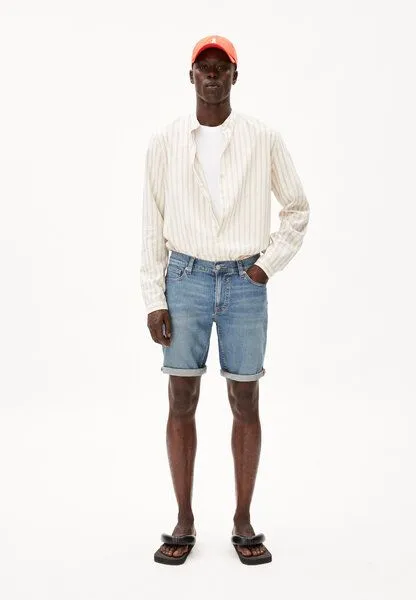 ARMEDANGELS ARMEDANGELS NAAILO - Herren Jeans Shorts aus Bio-Baumwoll Mix, Blue, – Produktbild 4 von 4