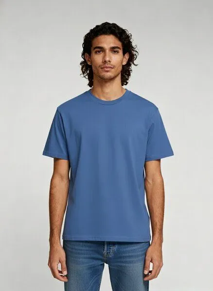 UNIPOLAR UNIPOLAR Basic T-Shirt Modell: Creative, Mindful blue, – Produktbild 1 von 2
