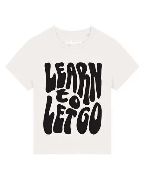 watapparel watapparel T-Shirt Frauen Learn to let go, Off white, – Produktbild 1 von 2