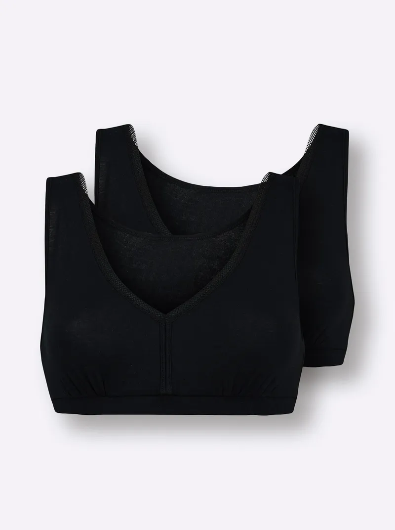 wäschepur Bustier schwarz, Schwarz, – Produktbild 2 von 3