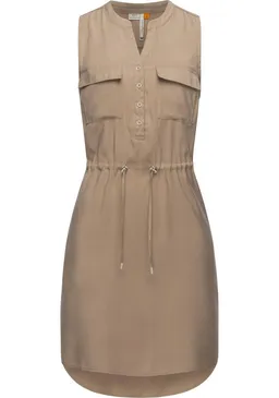 ragwear ragwear Blusenkleid Roissin stylisches Sommerkleid mit Bindeband – Produktbild 1 von 1